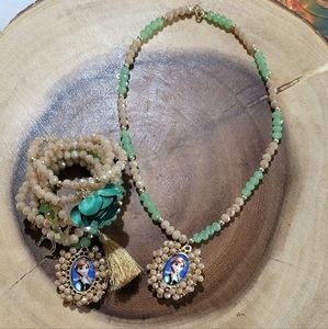 Princess Anna Girls Necklace and Bracelets